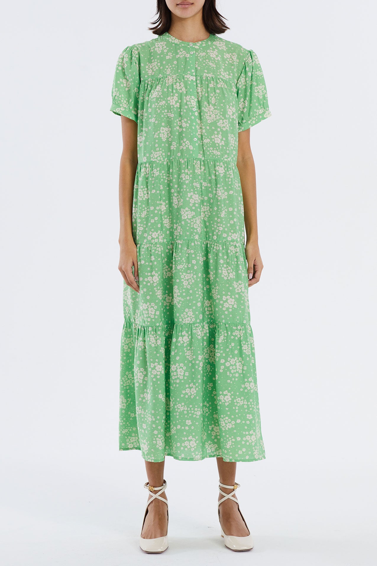 Lollys Laundry Reno Dress Dress 40 Green