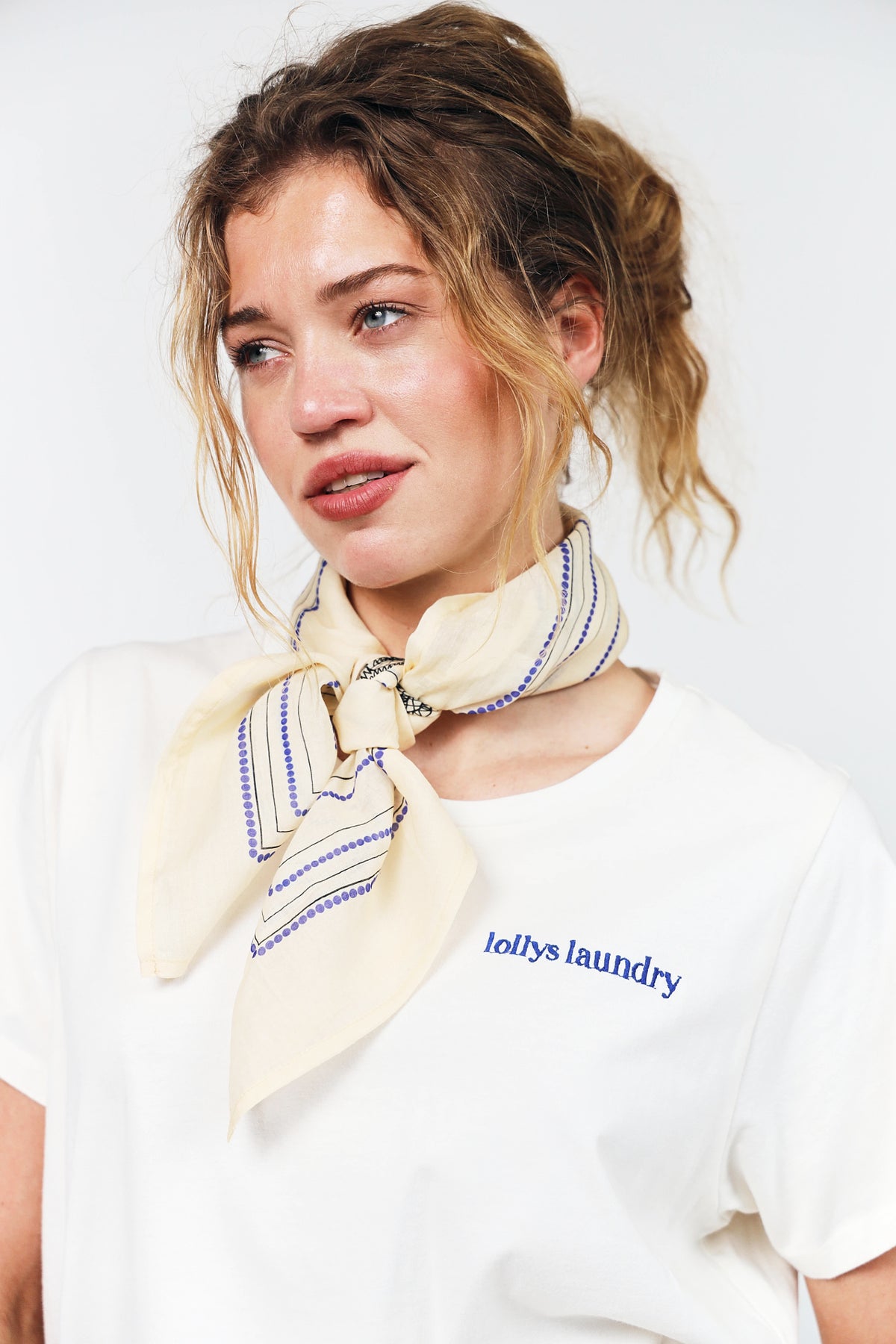 Lollys Laundry RoanLL Scarf Scarf  02 Creme