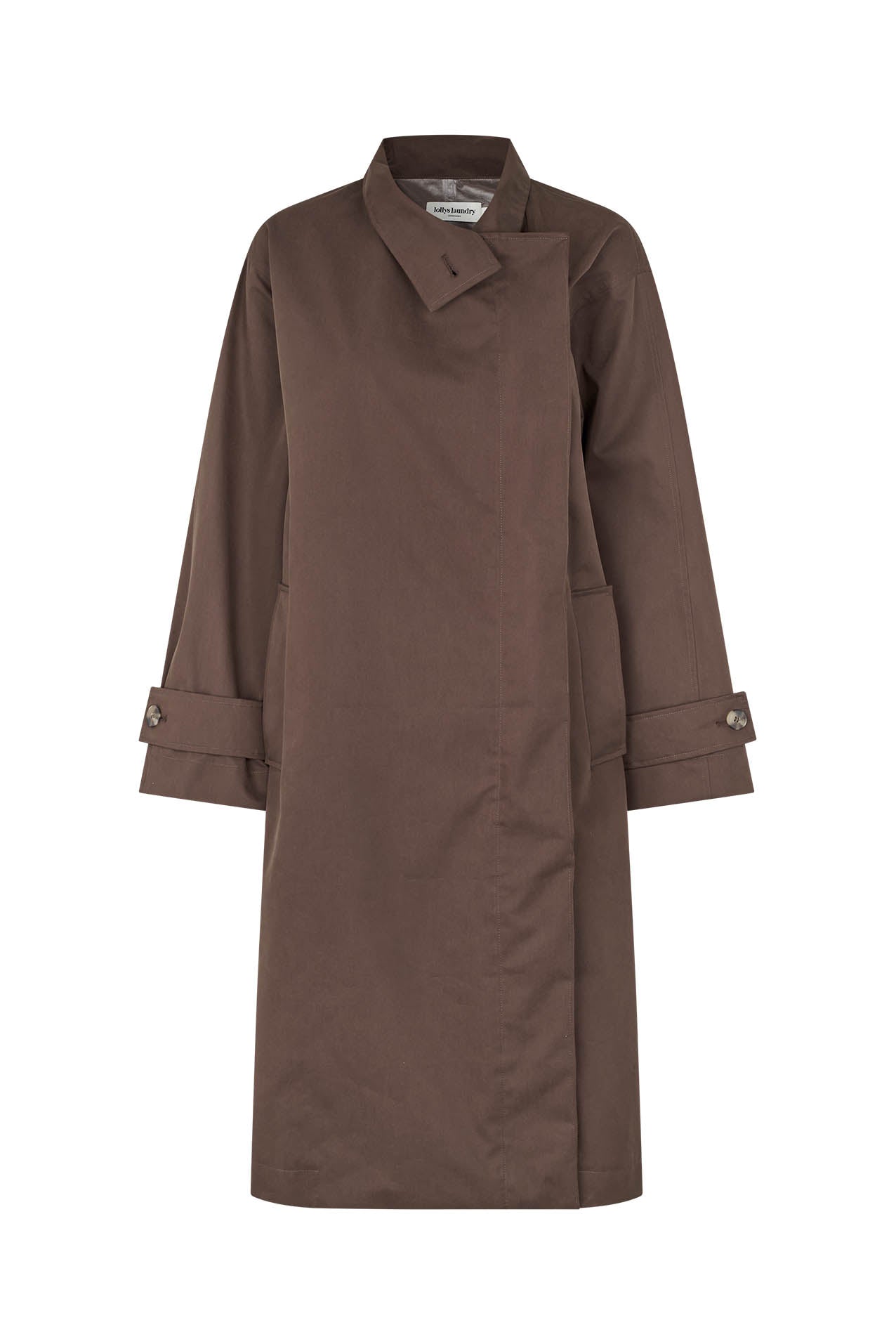 RussiLL long Coat - Dark Mokka