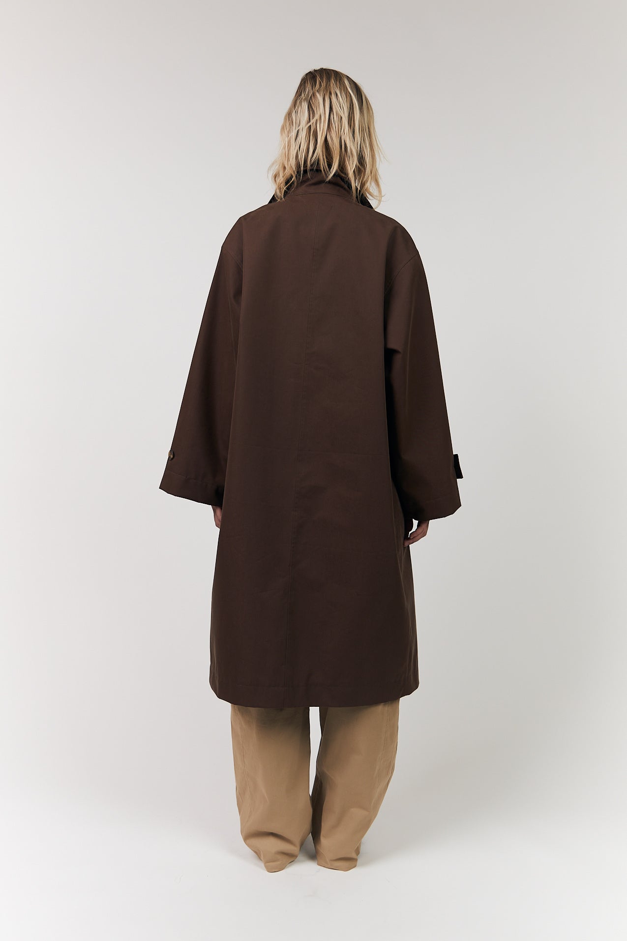 RussiLL long Coat - Dark Mokka