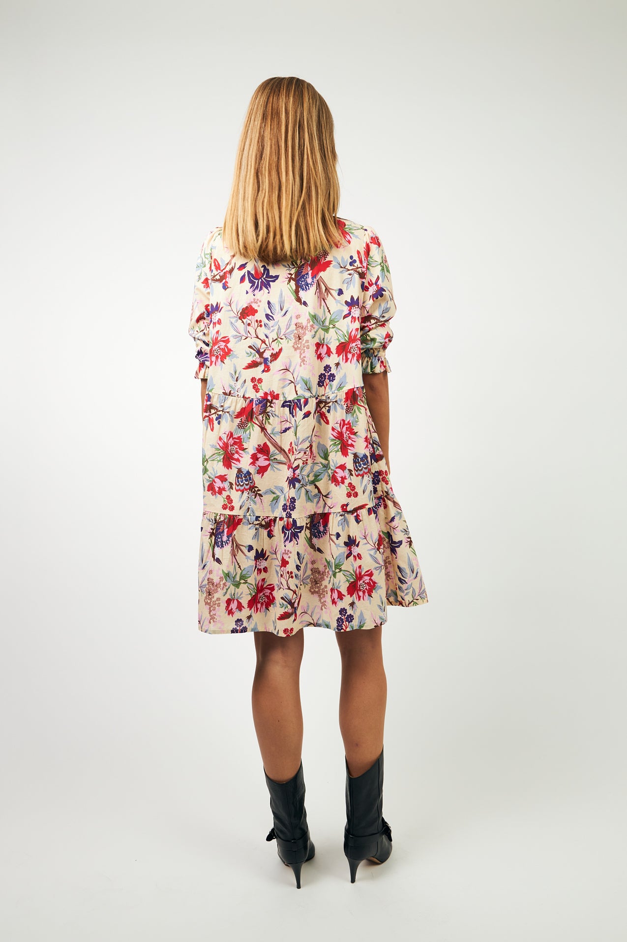SabineLL Short Dress - 74 Flower Print