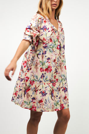 Lollys Laundry SabineLL Short Dress Dress 74 74 Flower Print