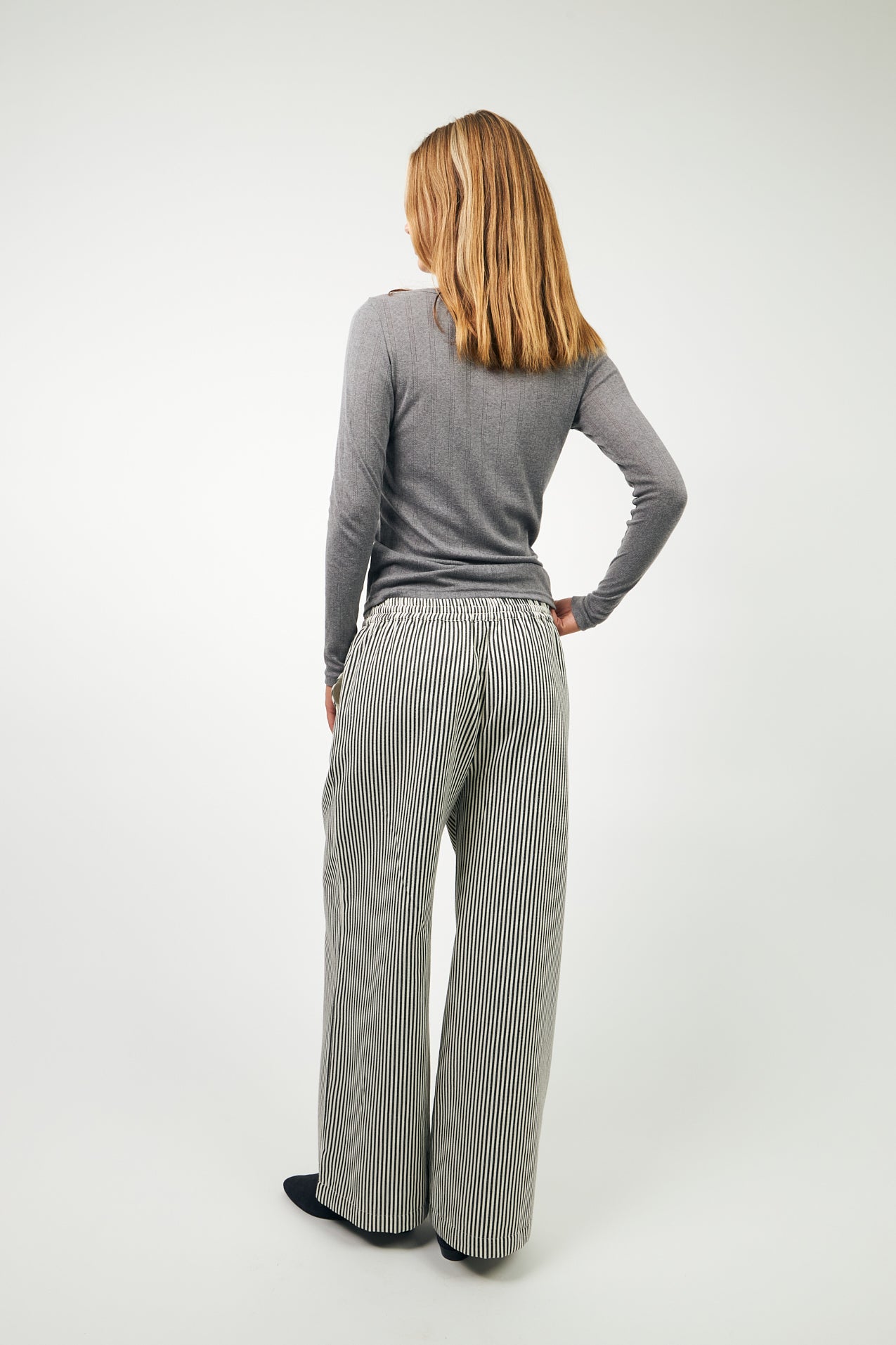 SamaraLL Top - Dark Grey Melange