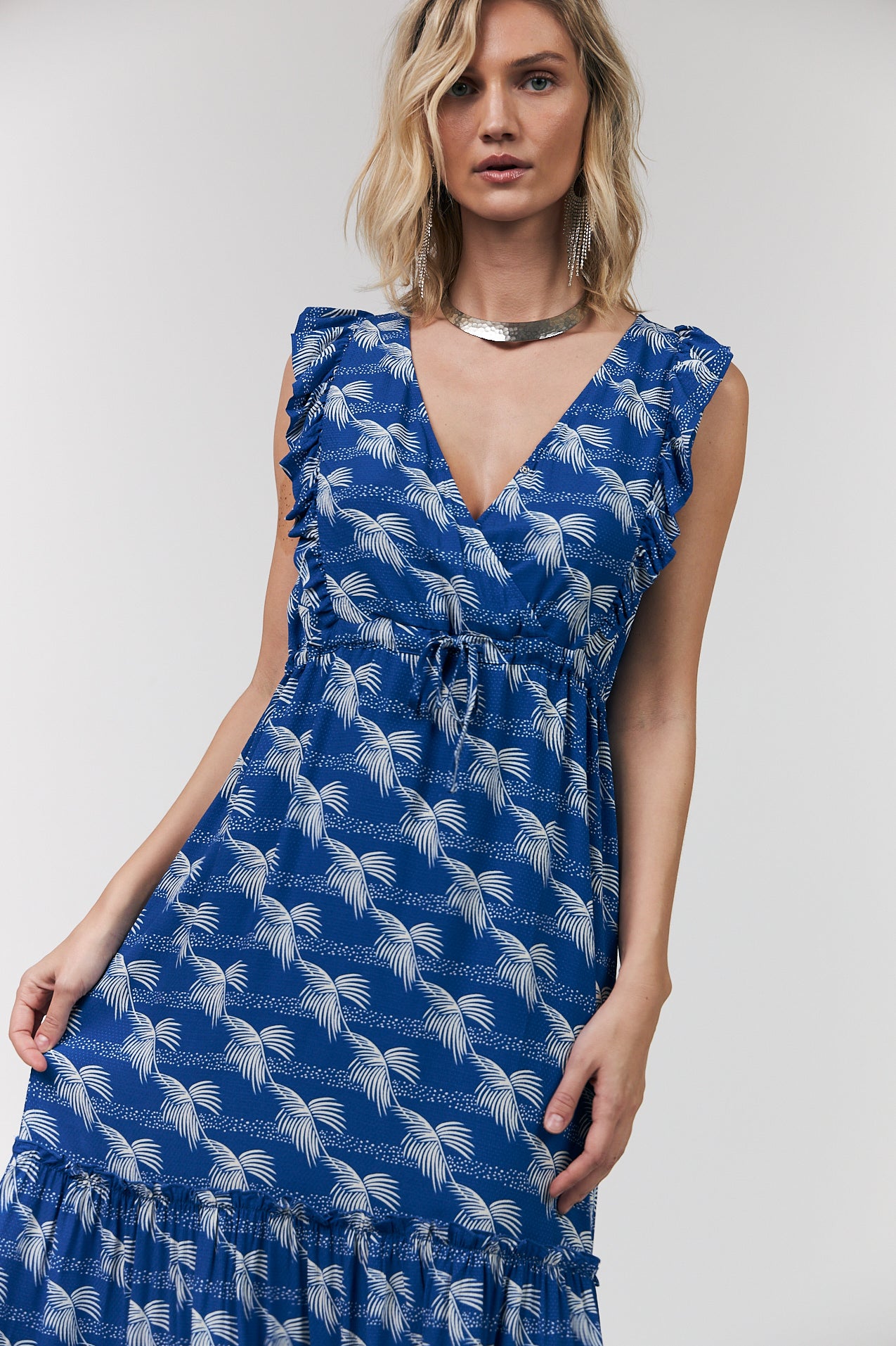 SamoLL Midi Dress - Royal Blue