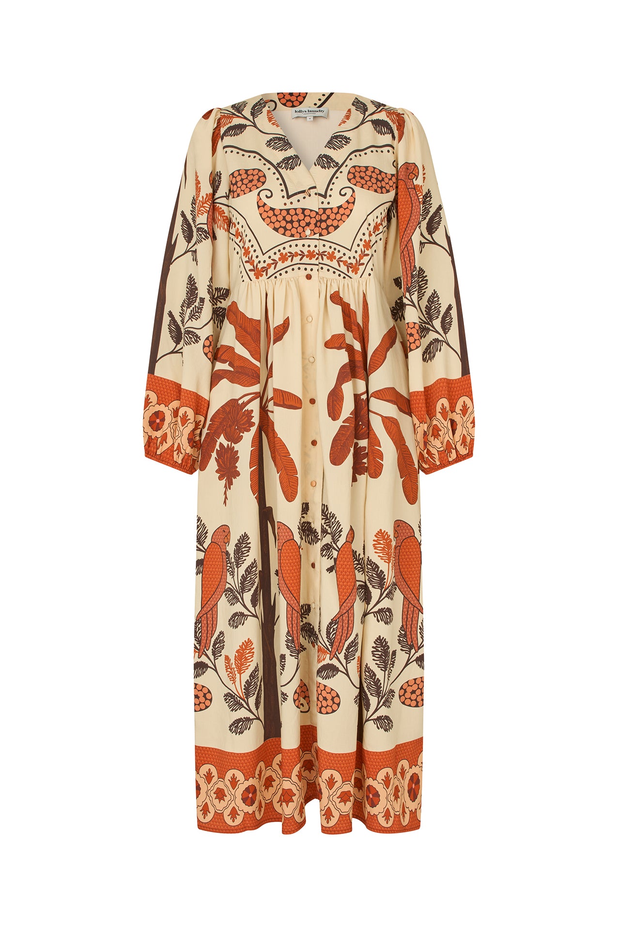 Lollys Laundry SaraiLL Maxi Dress Dress 02 Creme