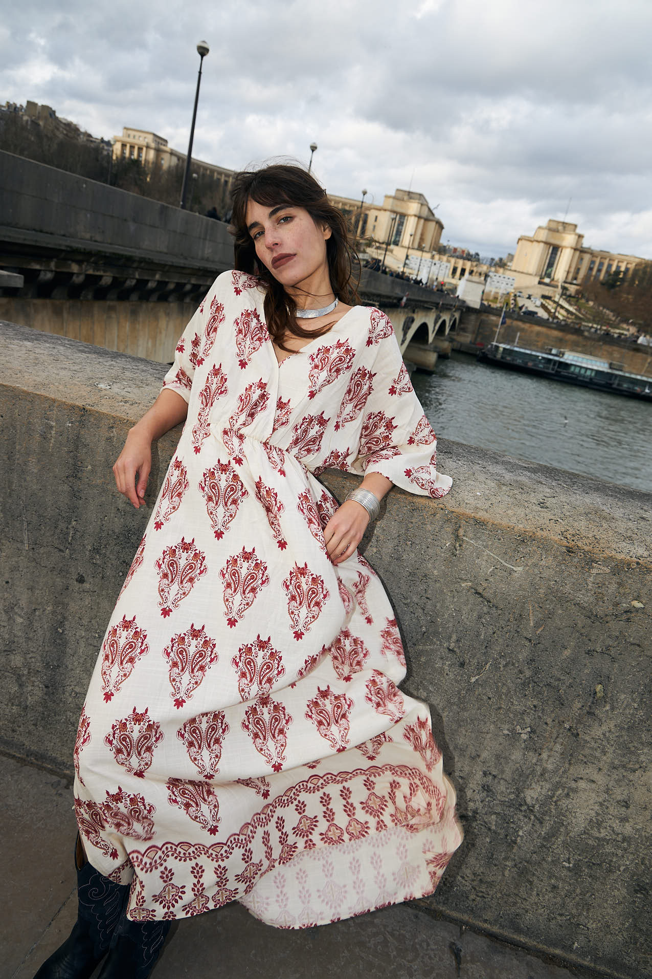 SavannahLL Maxi Dress - Creme