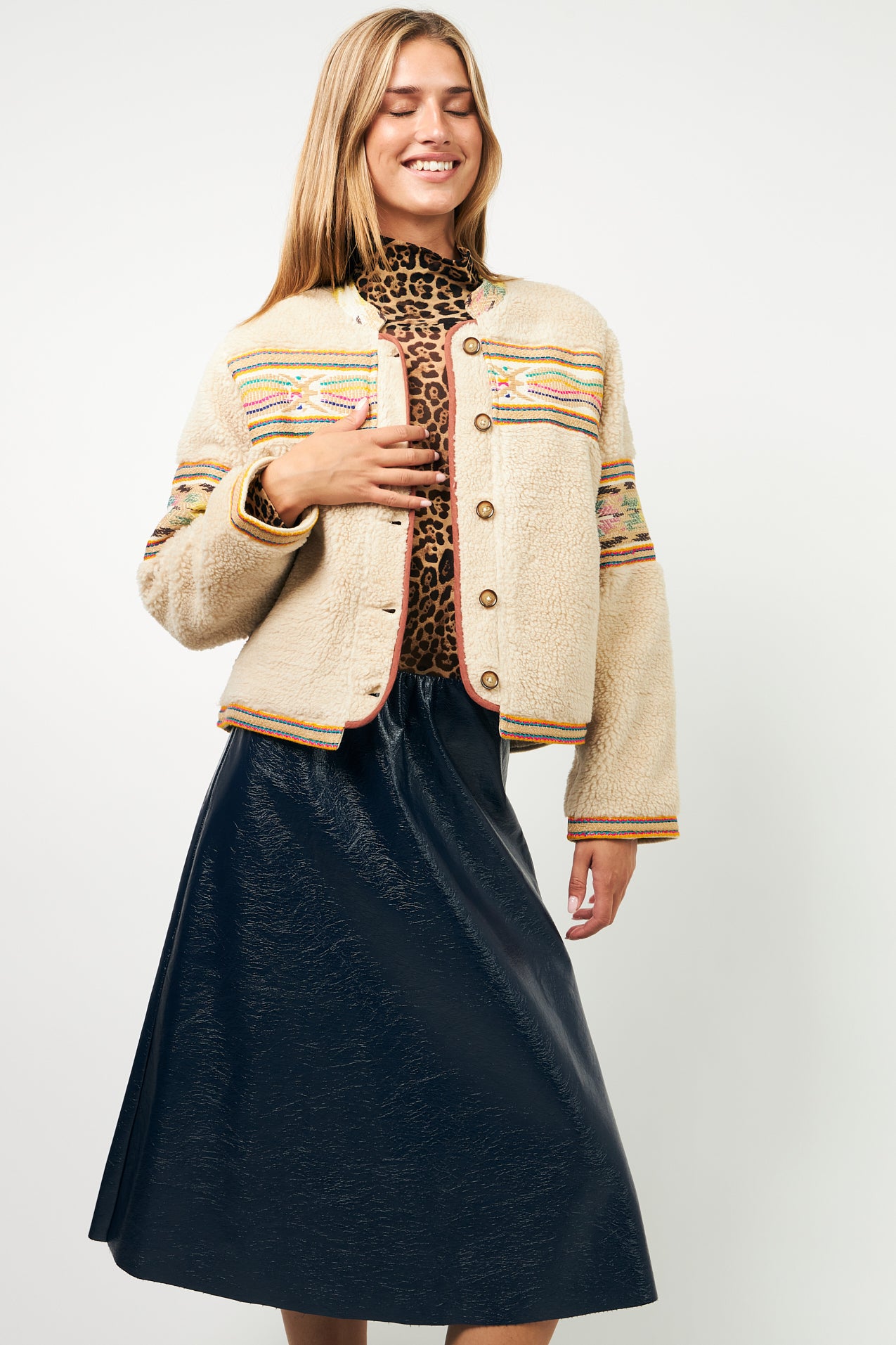 Lollys Laundry SiriLL Teddy Jacket Outerwear 08 Beige