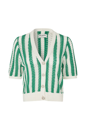 Lollys Laundry SivaLL Knit Cardigan Cardigan 40 Green