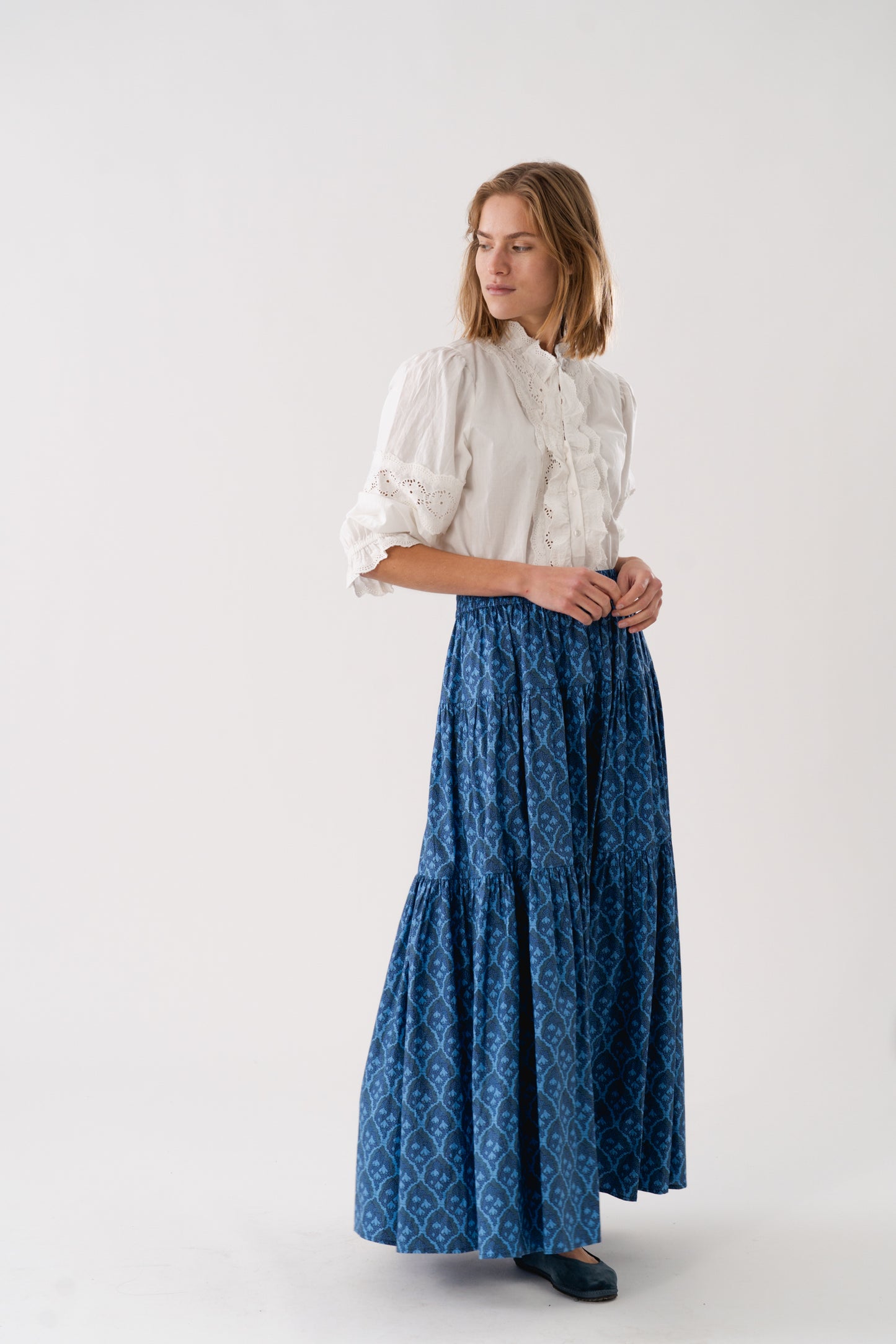 Lollys Laundry SunsetLL Maxi Skirt Skirt 20 Blue