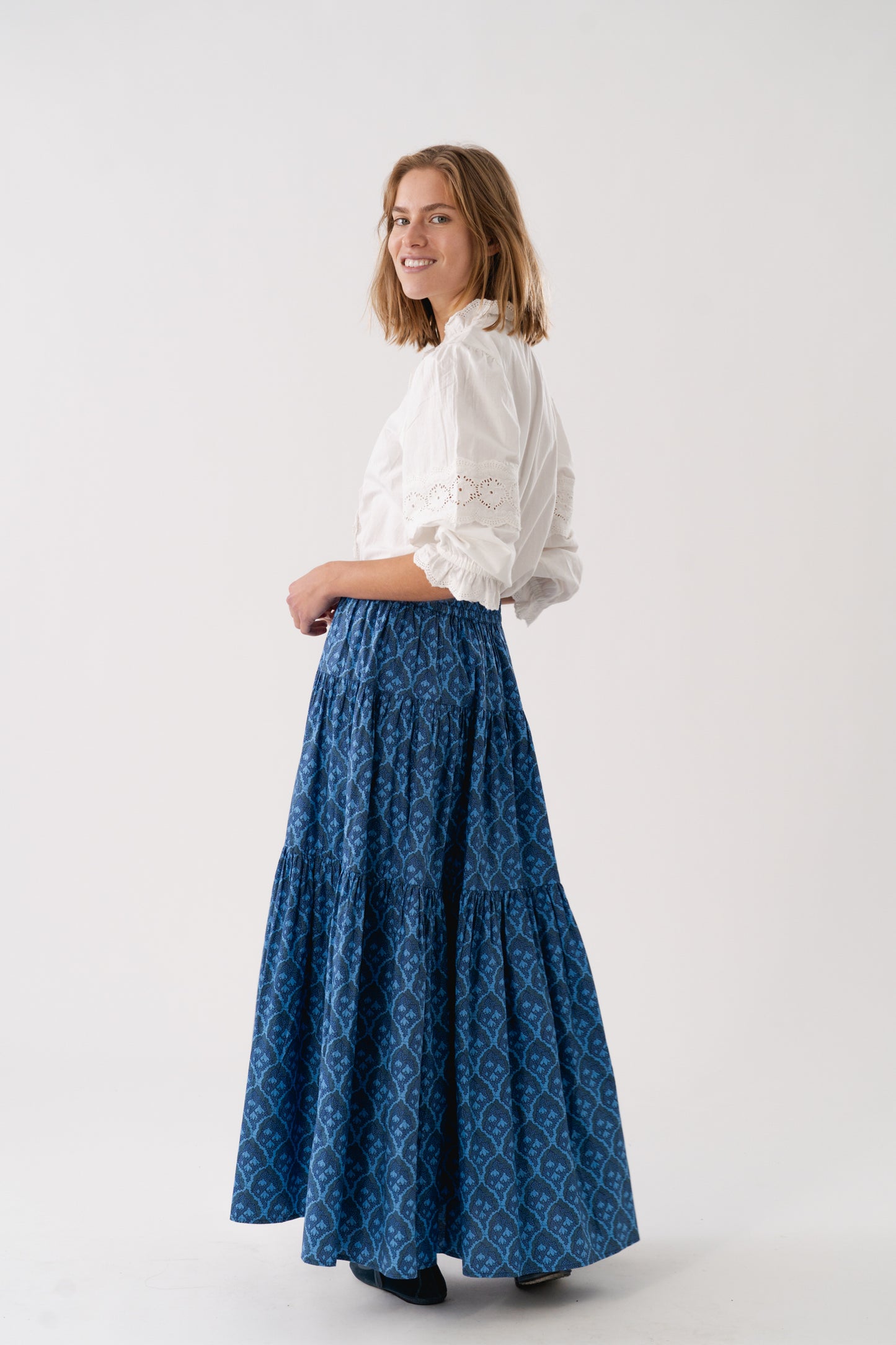 Lollys Laundry SunsetLL Maxi Skirt Skirt 20 Blue