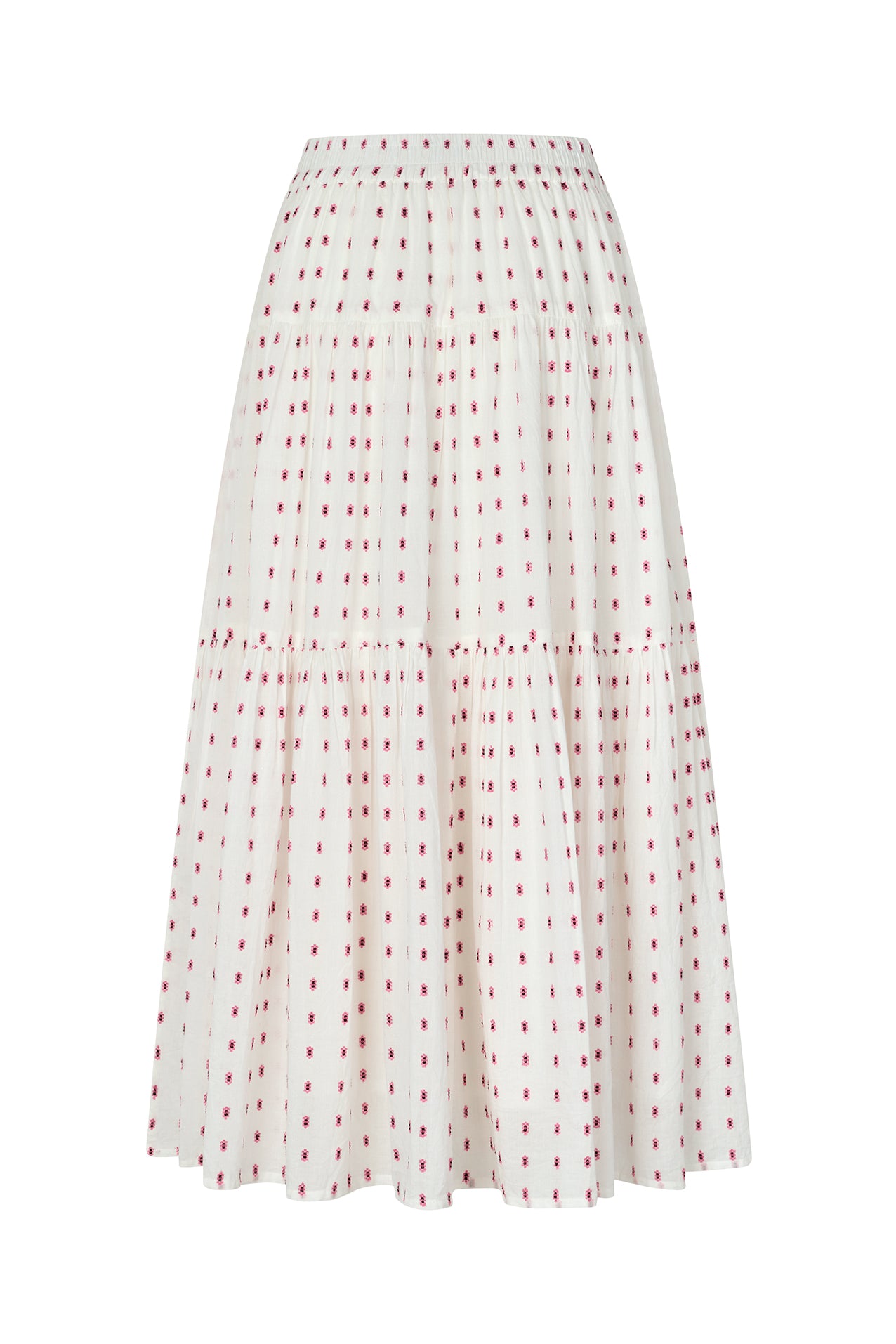 Lollys Laundry SunsetLL Maxi Skirt Skirt 02 Creme