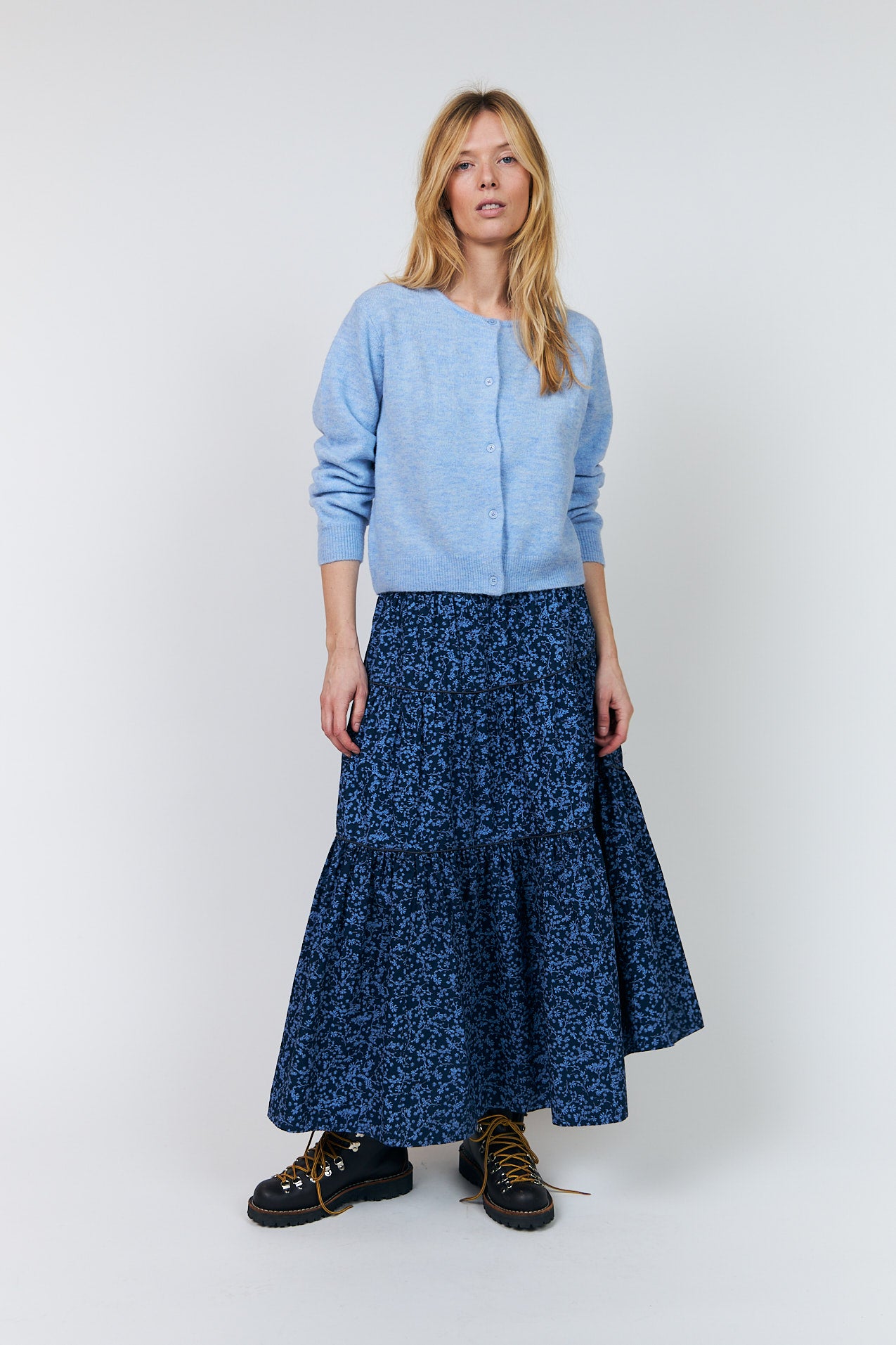 SunsetLL Maxi Skirt - Dark Blue
