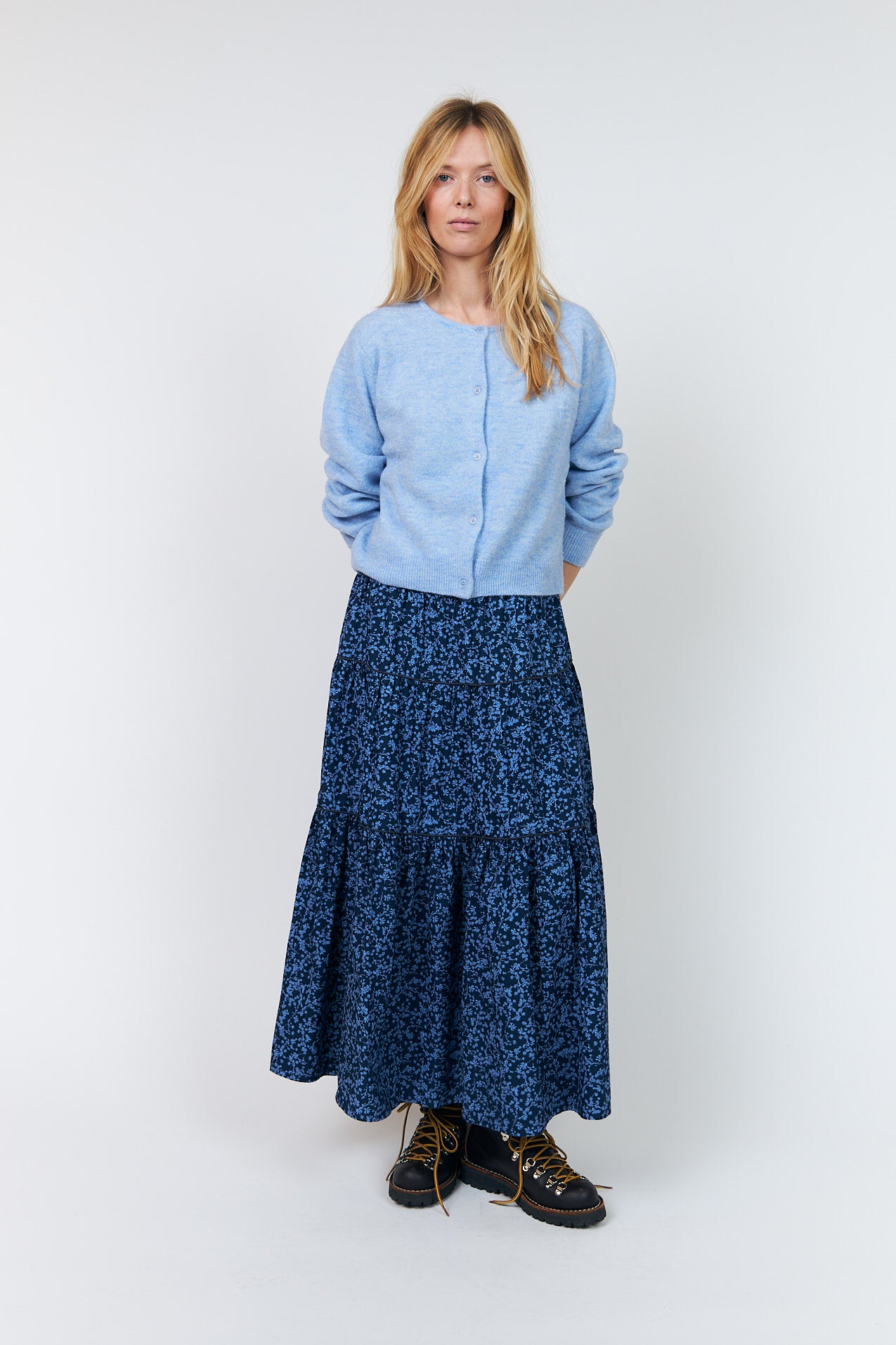 SunsetLL Maxi Skirt - Dark Blue