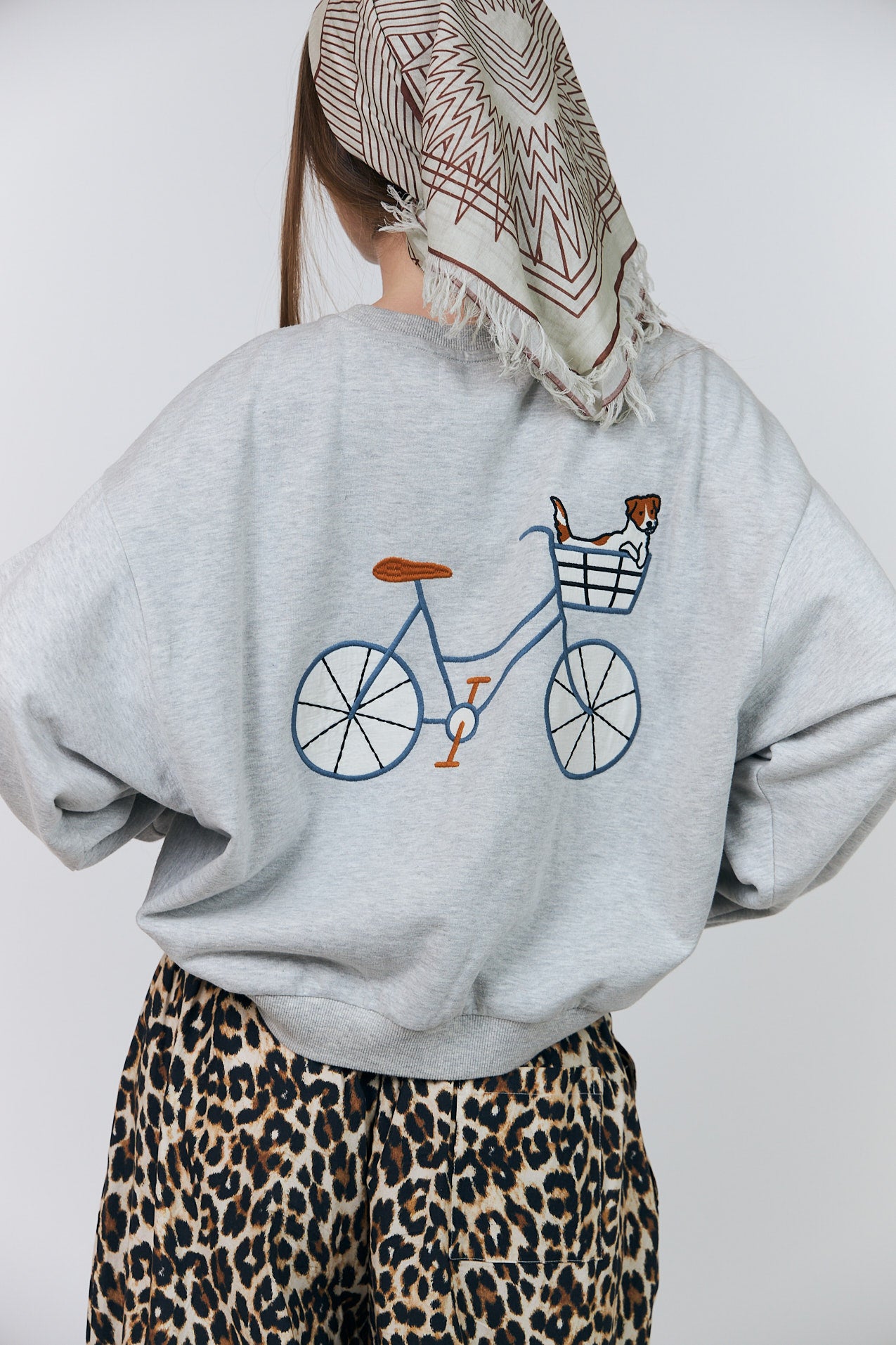 SydneyLL Dog Sweatshirt - Light Grey Melange
