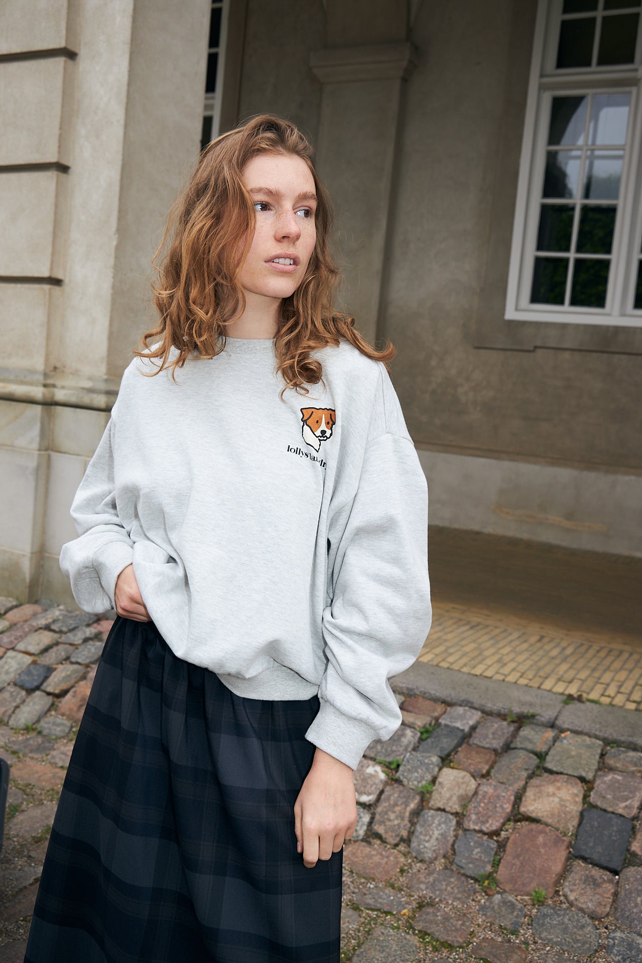 SydneyLL Dog Sweatshirt - Light Grey Melange