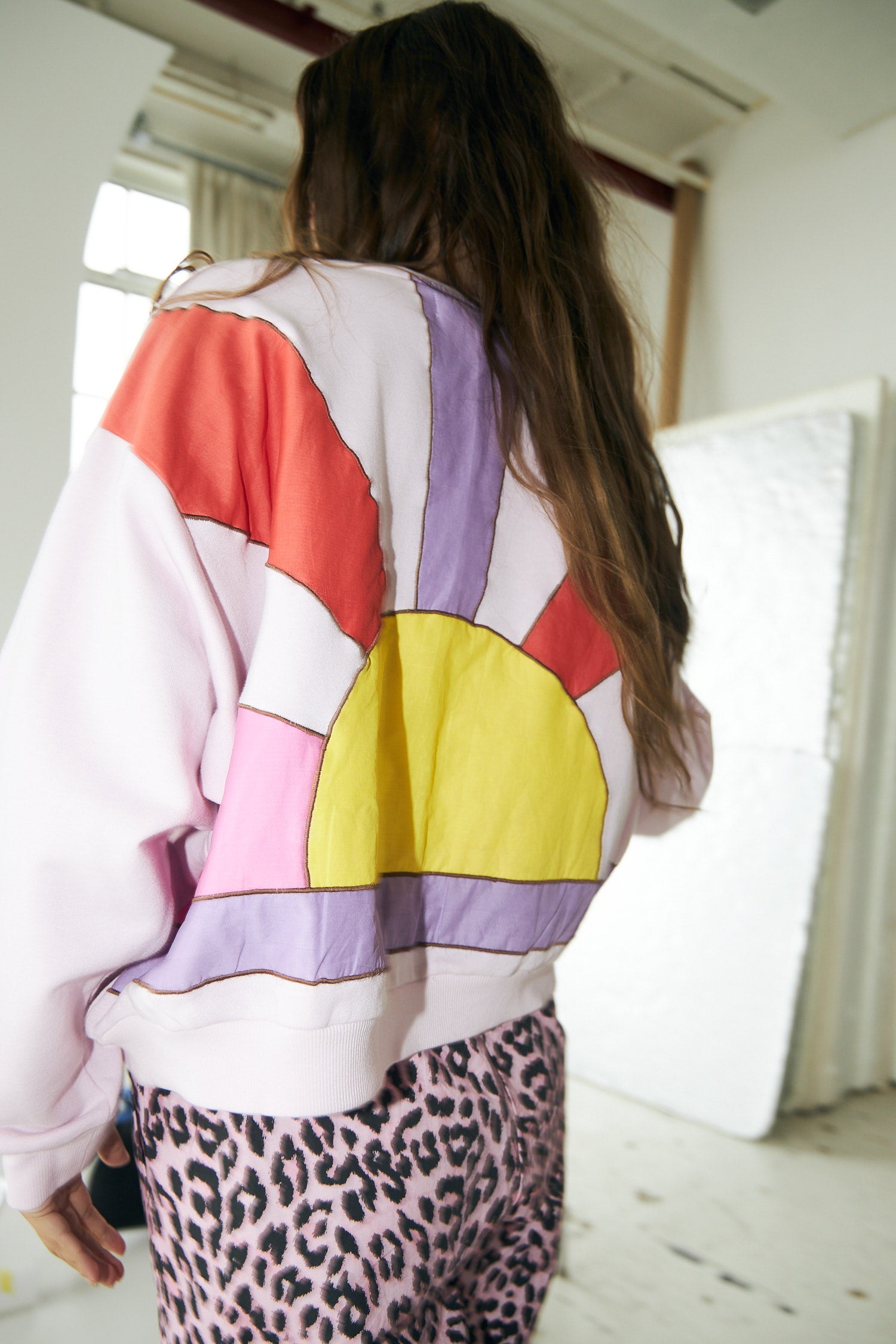 Lollys Laundry SydneyLL Sunset Sweatshirt Sweatshirt 84 Light Pink