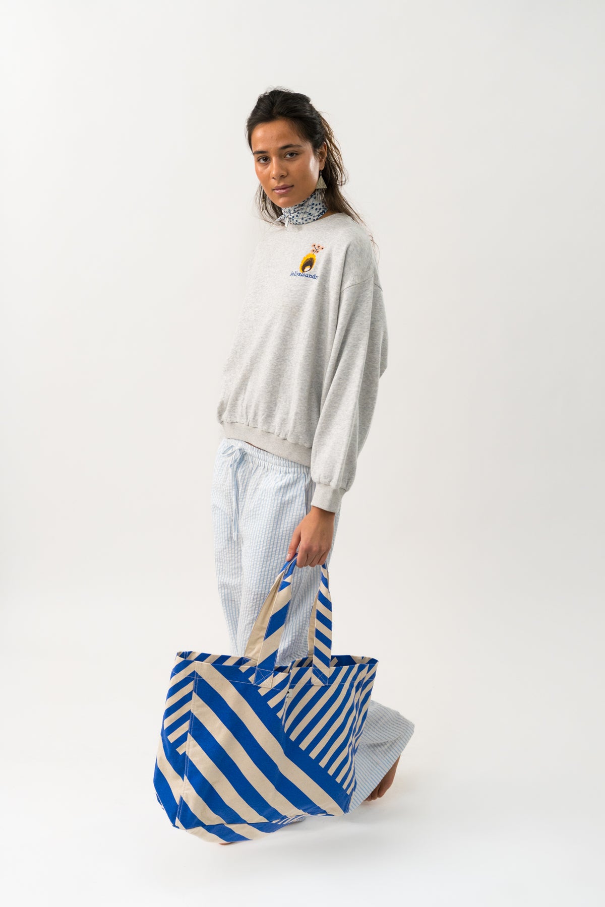 Lollys Laundry SydneyLL Sweatshirt Sweatshirt 13 Light Grey Melange