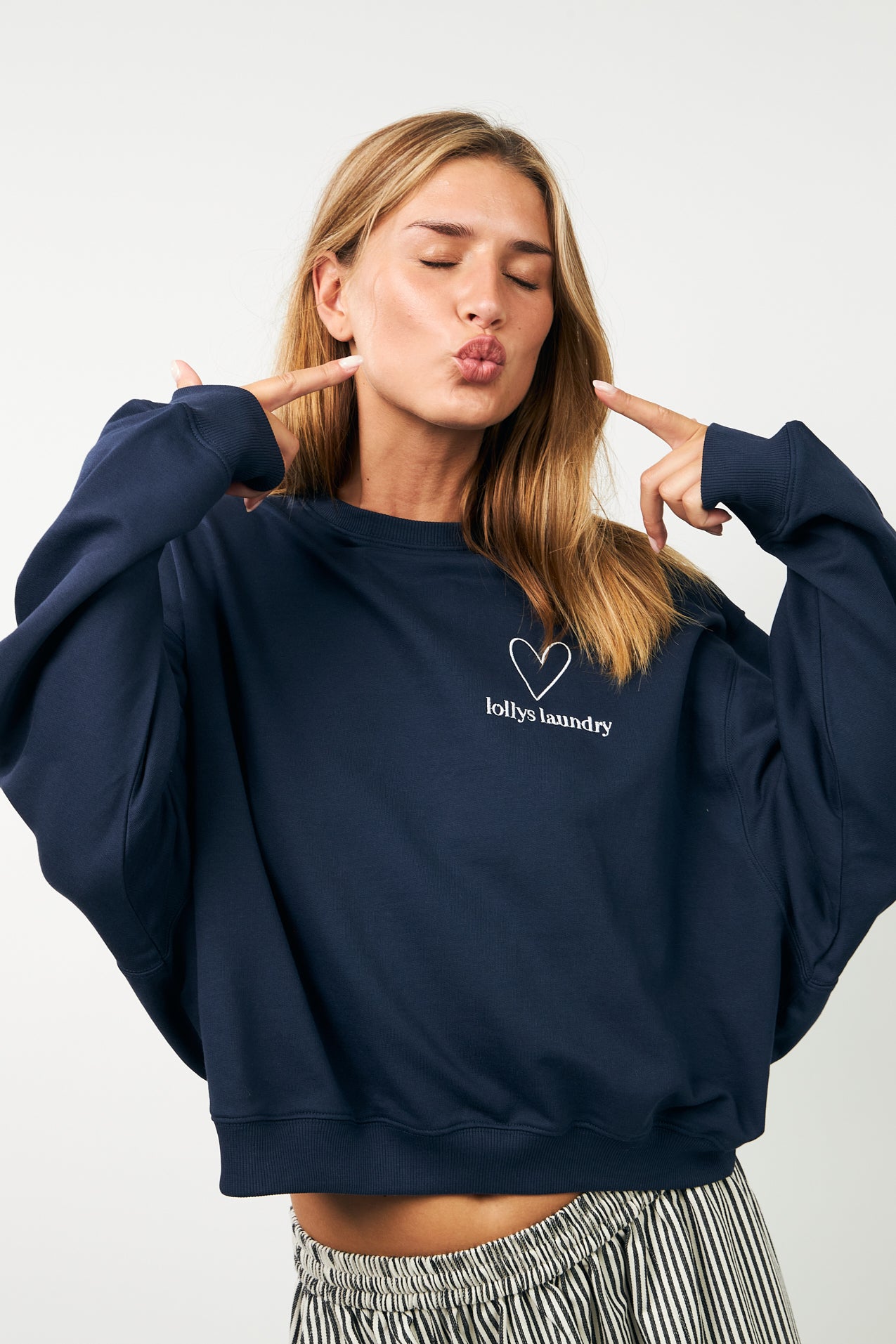 Lollys Laundry SydneyLL Sweatshirt LS Sweatshirt 23 23 Dark Blue