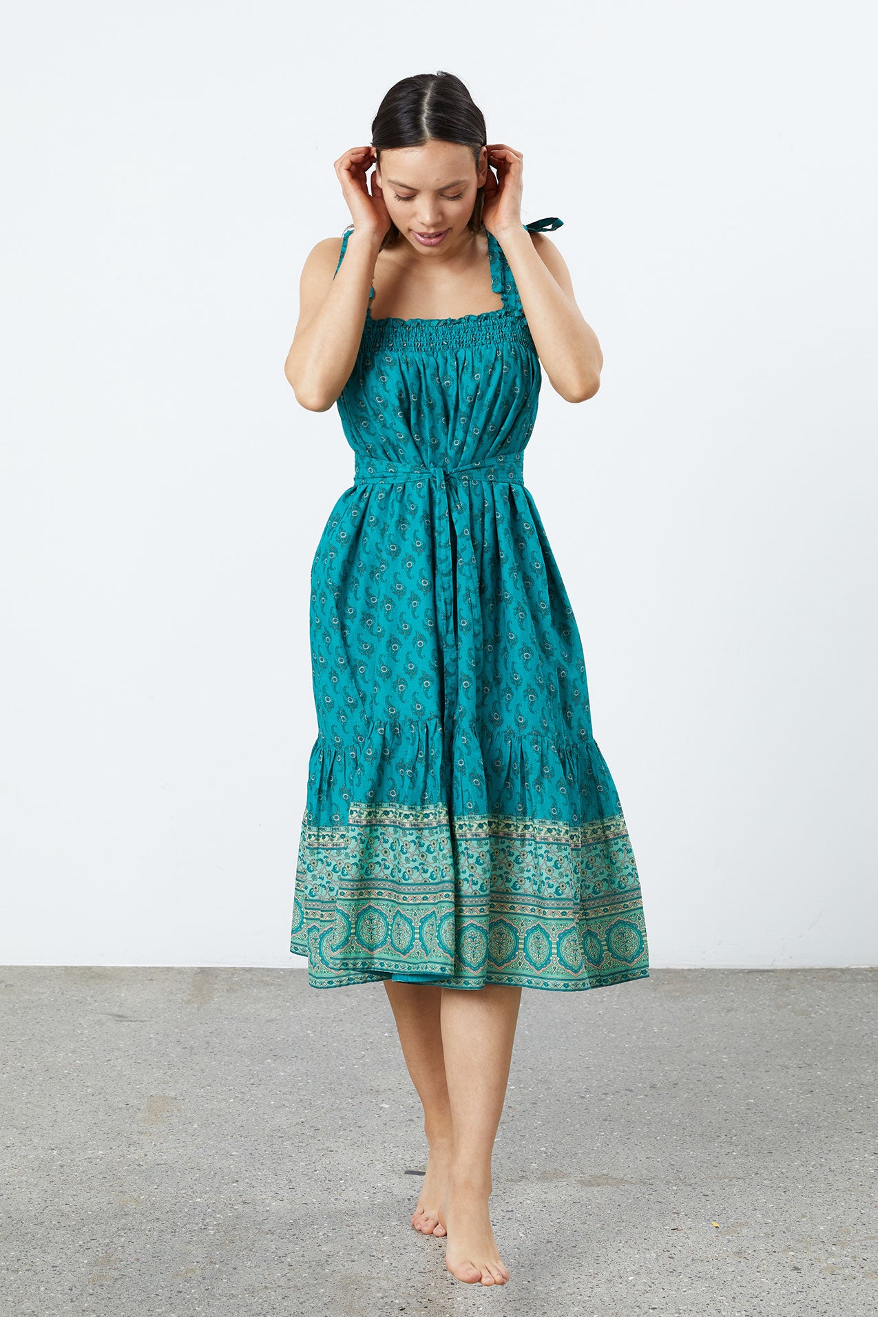 Lollys Laundry Tabitha Dress Dress 40 Green