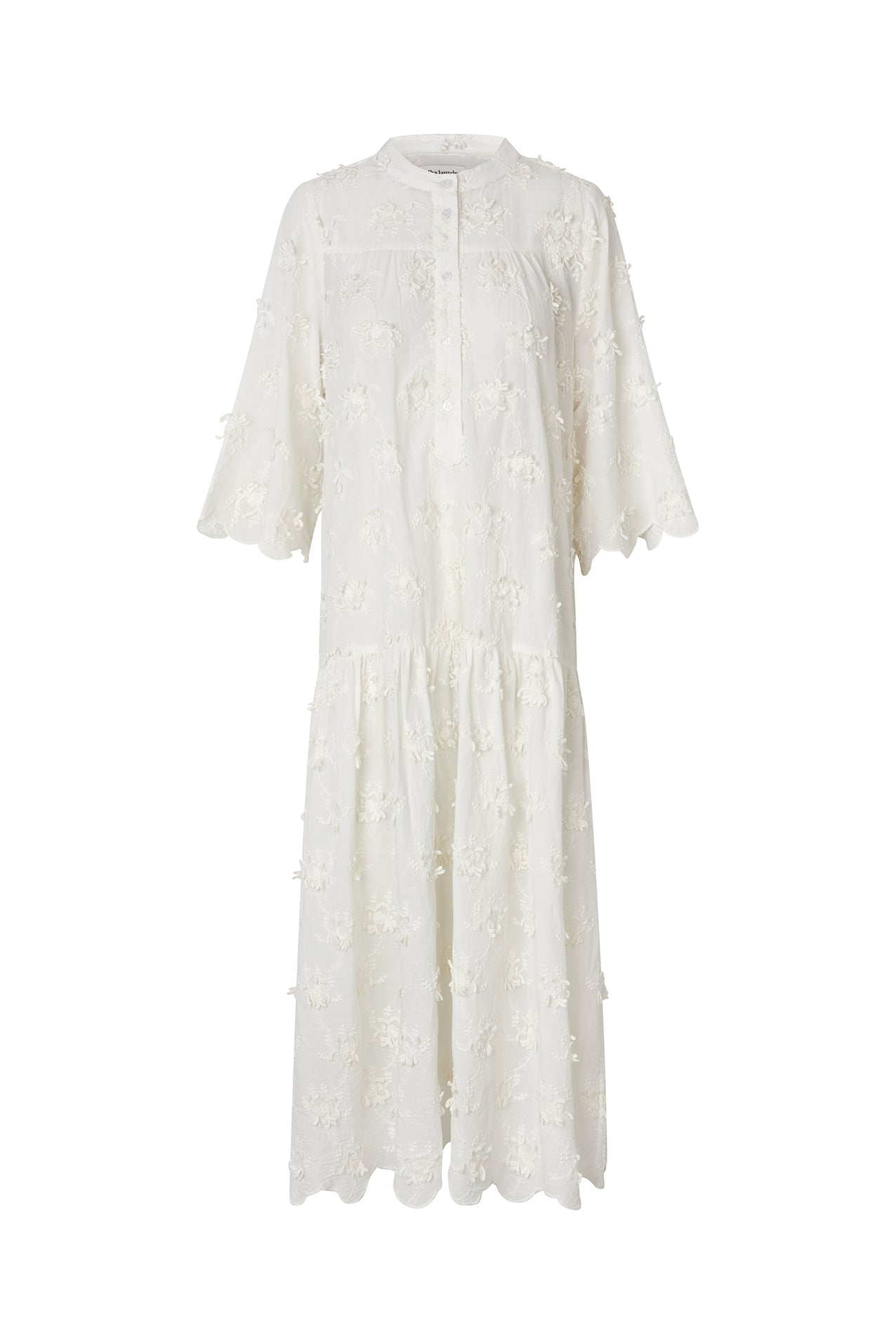 Lollys Laundry TimorLL Midi Dress SS Dress 02 Creme