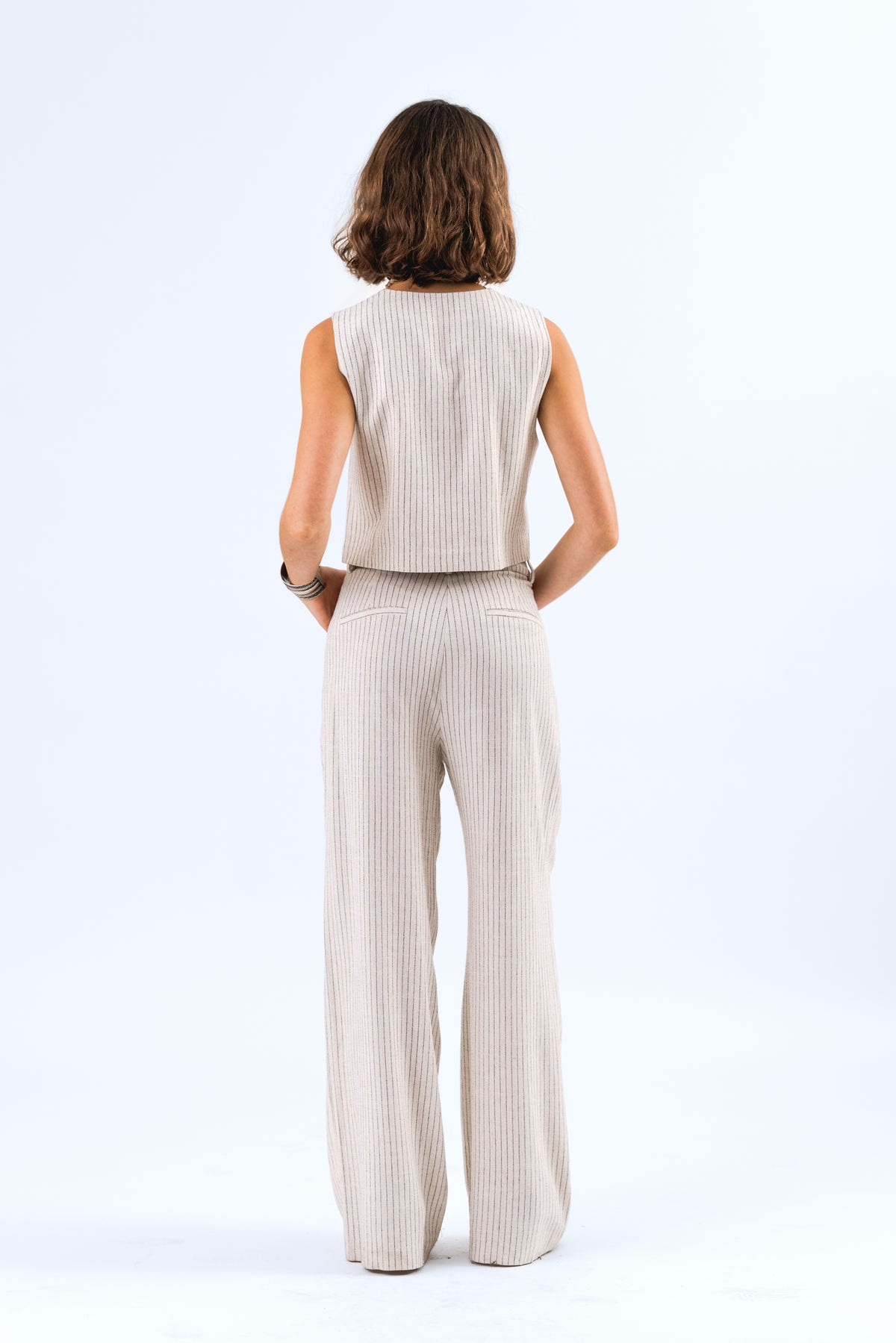 Lollys Laundry TorinoLL Vest Vest 02 Creme