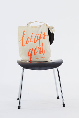 Lollys Laundry Tote Bag - Lollys Girl Accessories 94 Neon Peach