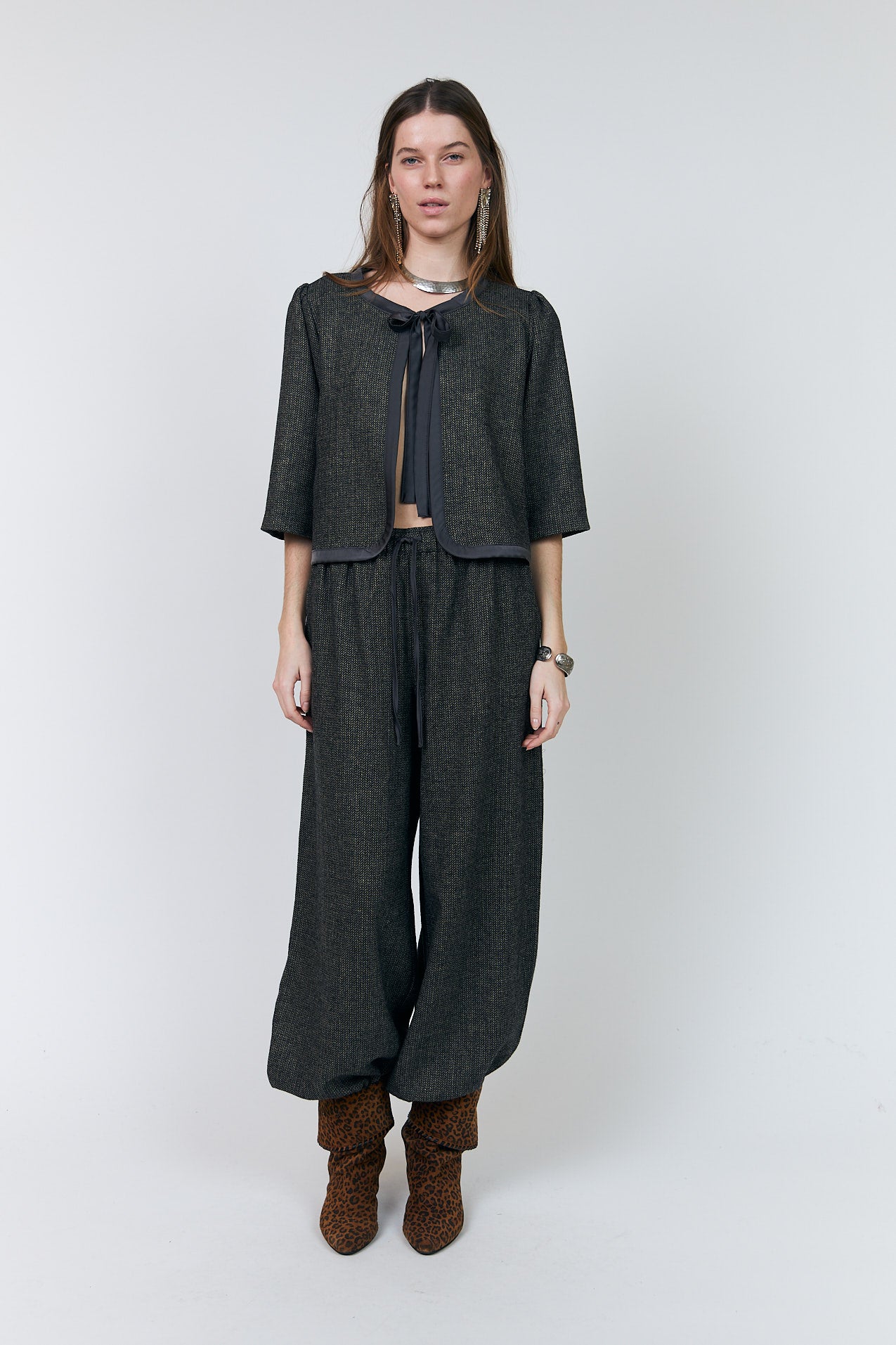 Lollys Laundry TrineLL Short Jacket Jacket 87 Dark Mokka