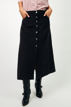 Lollys Laundry UnaLL Maxi Skirt Skirt 87 Dark Mokka