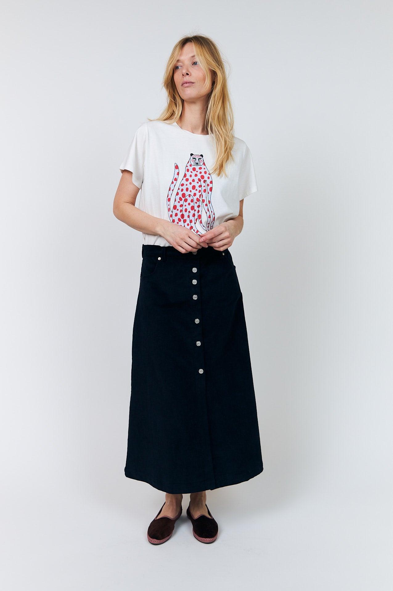 UnaLL Maxi Skirt - Dark Blue