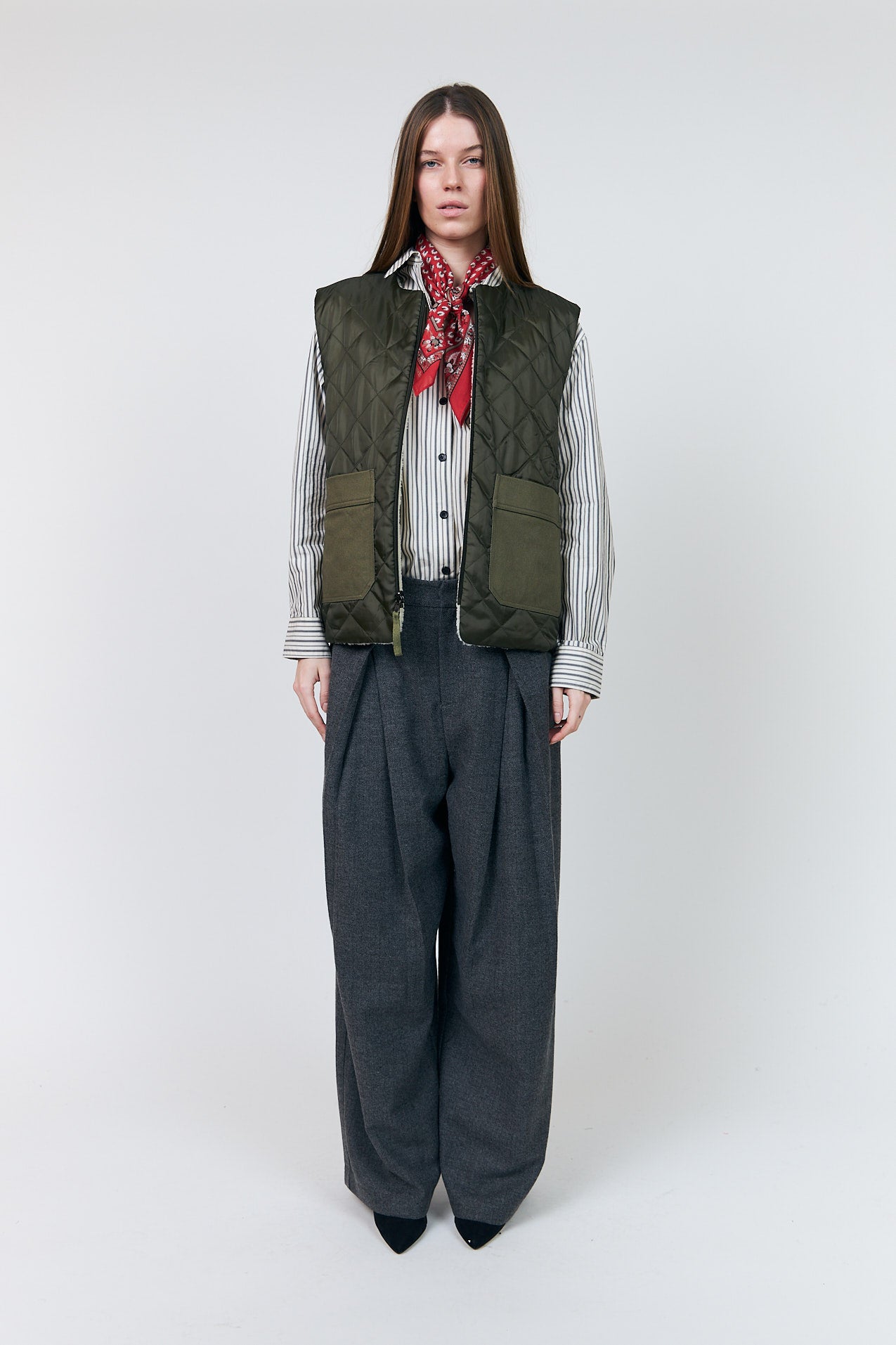 Lollys Laundry UnityLL Vest Outerwear 42 Dark Green