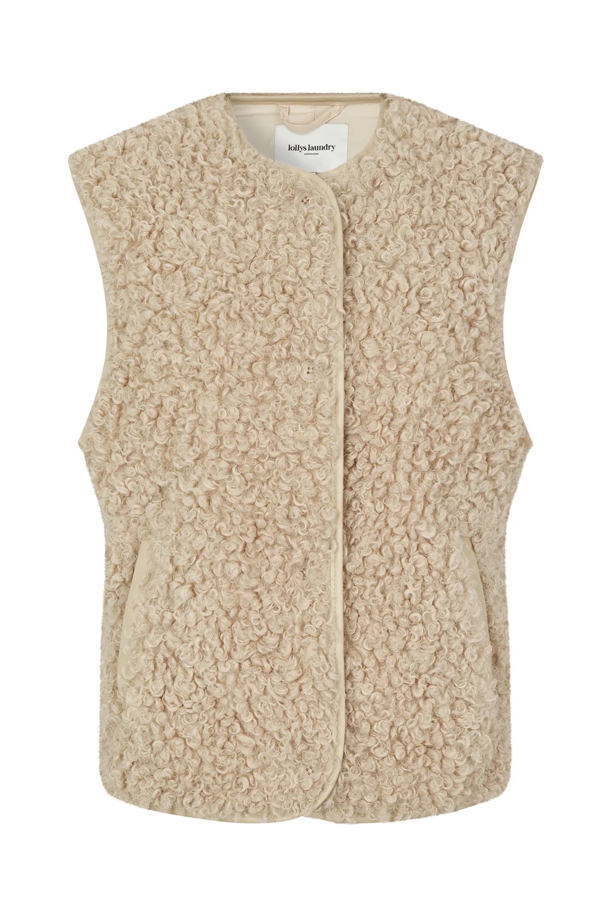 Lollys Laundry VadaLL Vest Outerwear 04 Sand