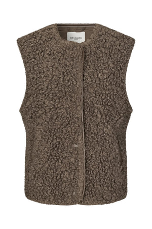 Lollys Laundry VadaLL Vest Outerwear 87 Dark Mokka