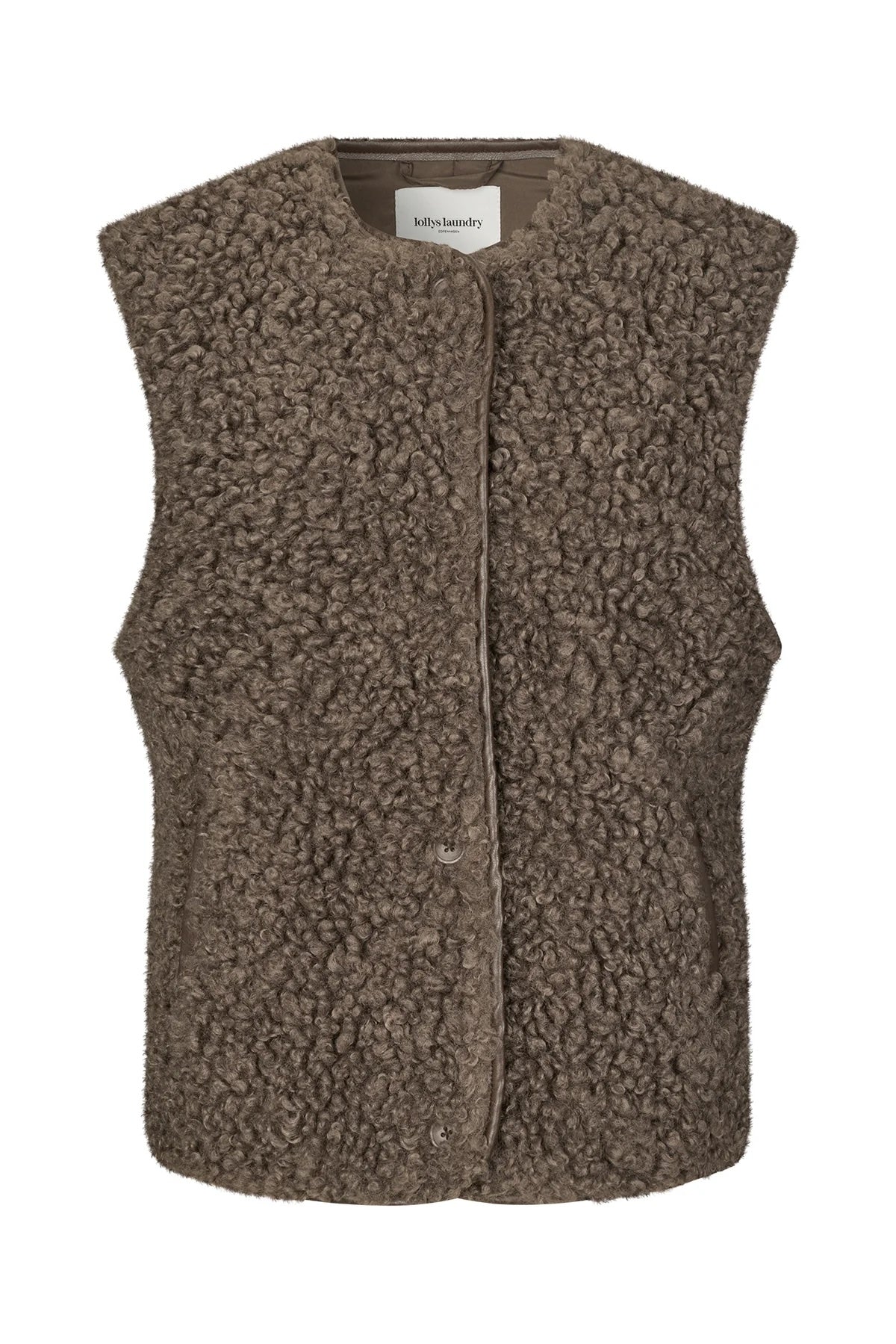 Lollys Laundry VadaLL Vest Outerwear 87 Dark Mokka