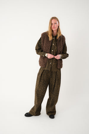 Lollys Laundry VadaLL Vest Vest 87 Dark Mokka