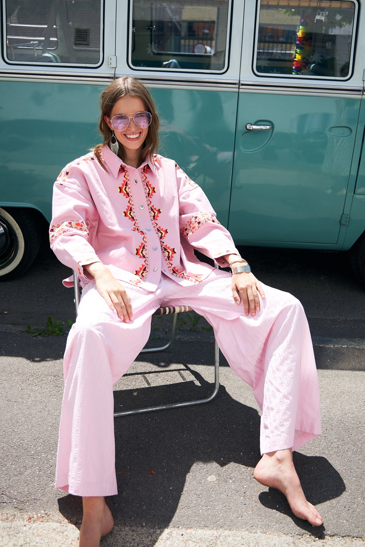 Lollys Laundry VeidaLL Overshirt Shirt 51 Pink