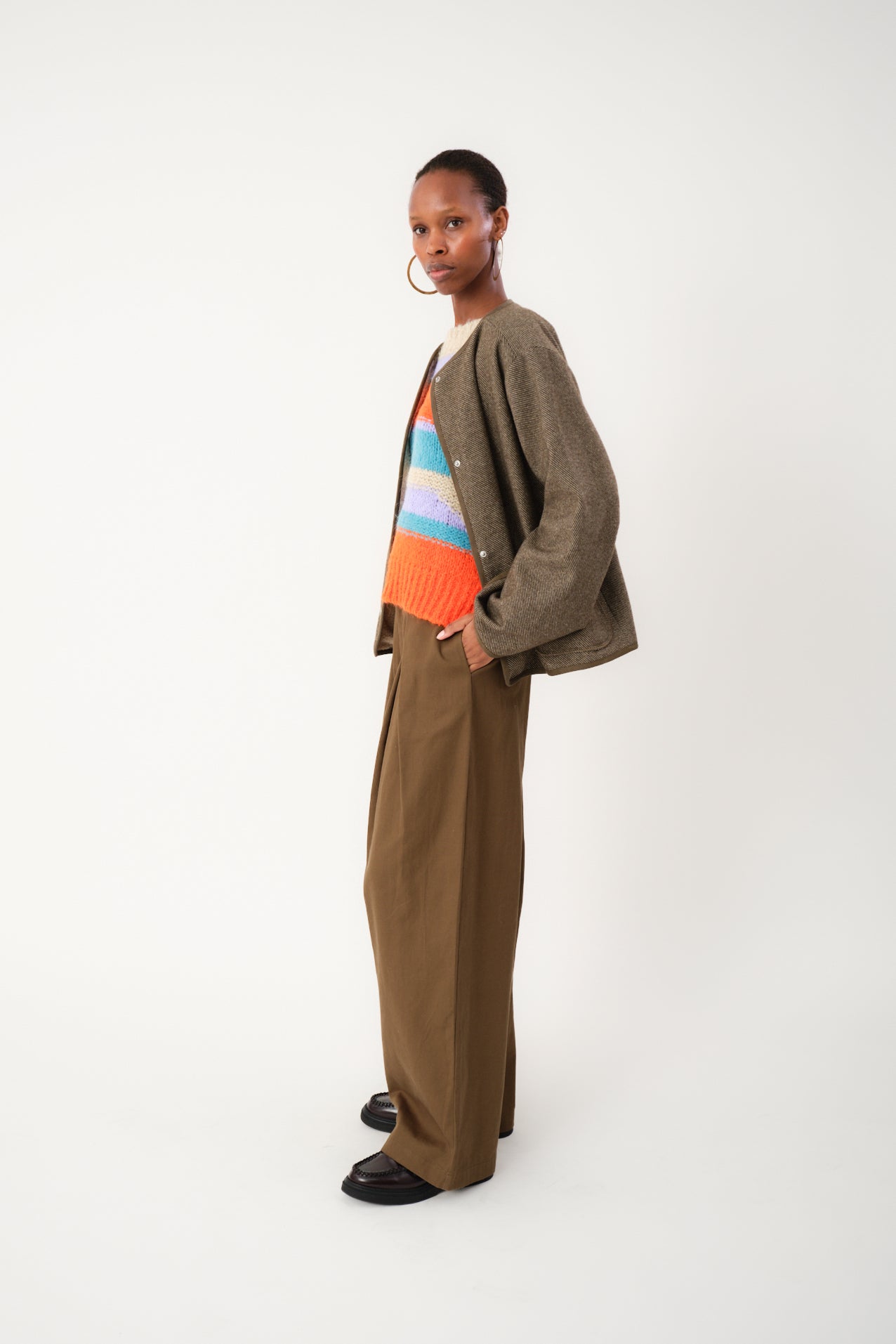Lollys Laundry YarraLL Jacket Outerwear 87 Dark Mokka