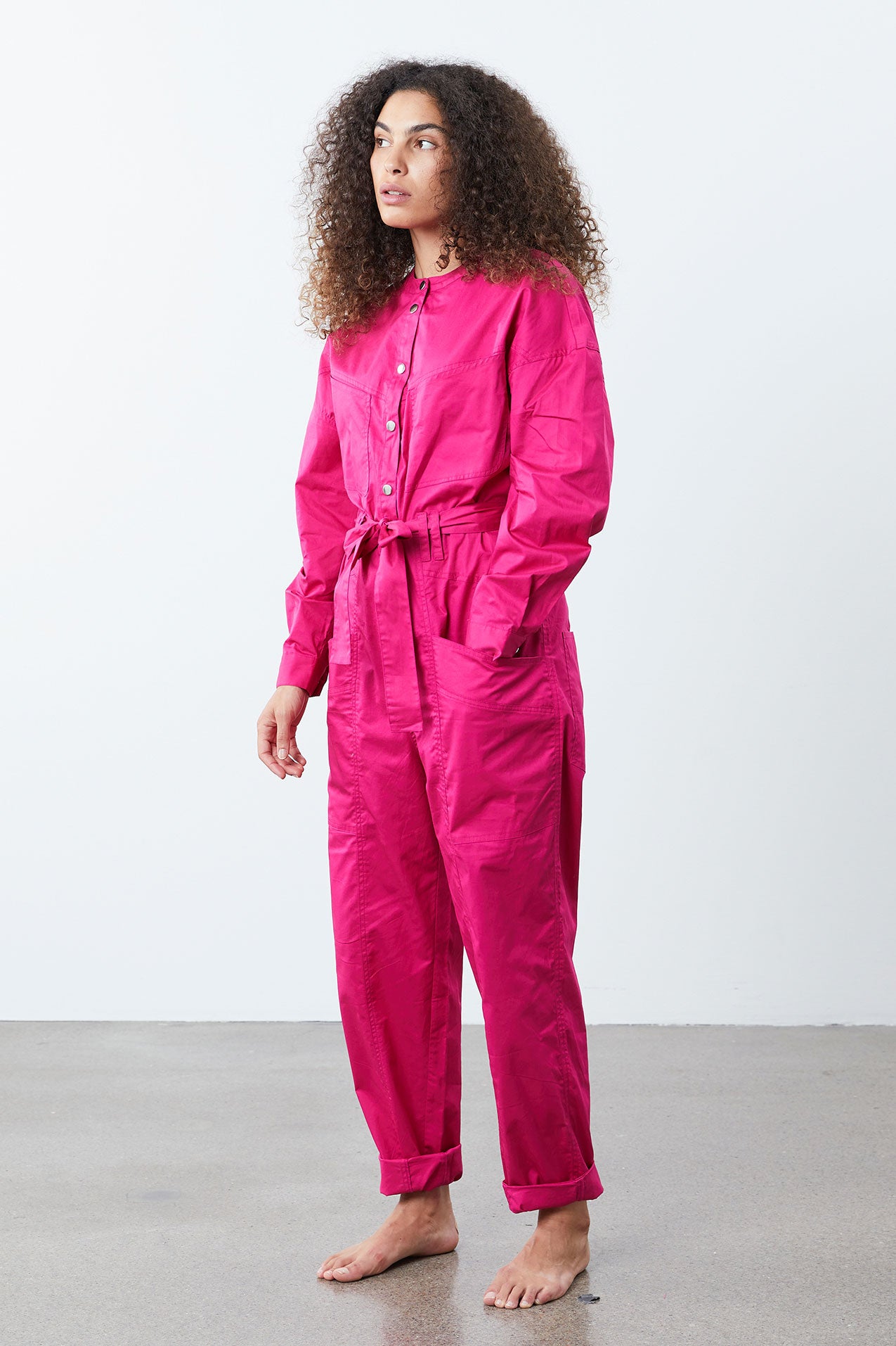 Yuko Jumpsuit - Neon Pink