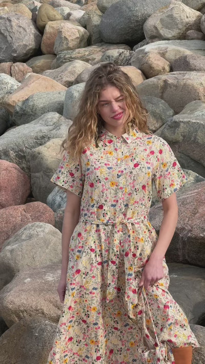 Lollys Laundry BlakeLL Midi Dress Dress 74 Flower Print