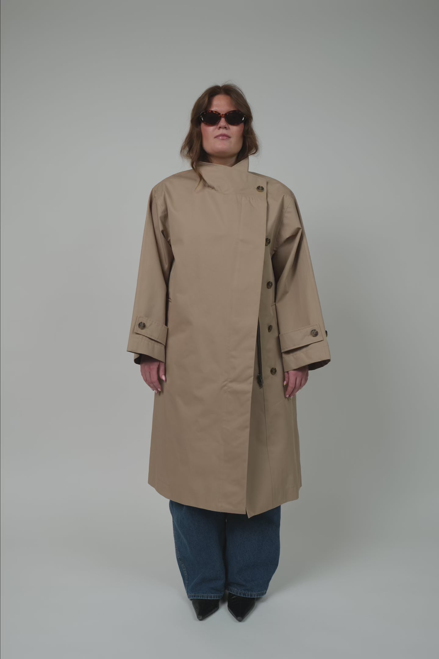 Lollys Laundry RussiLL long Coat Outerwear 87 Dark Mokka