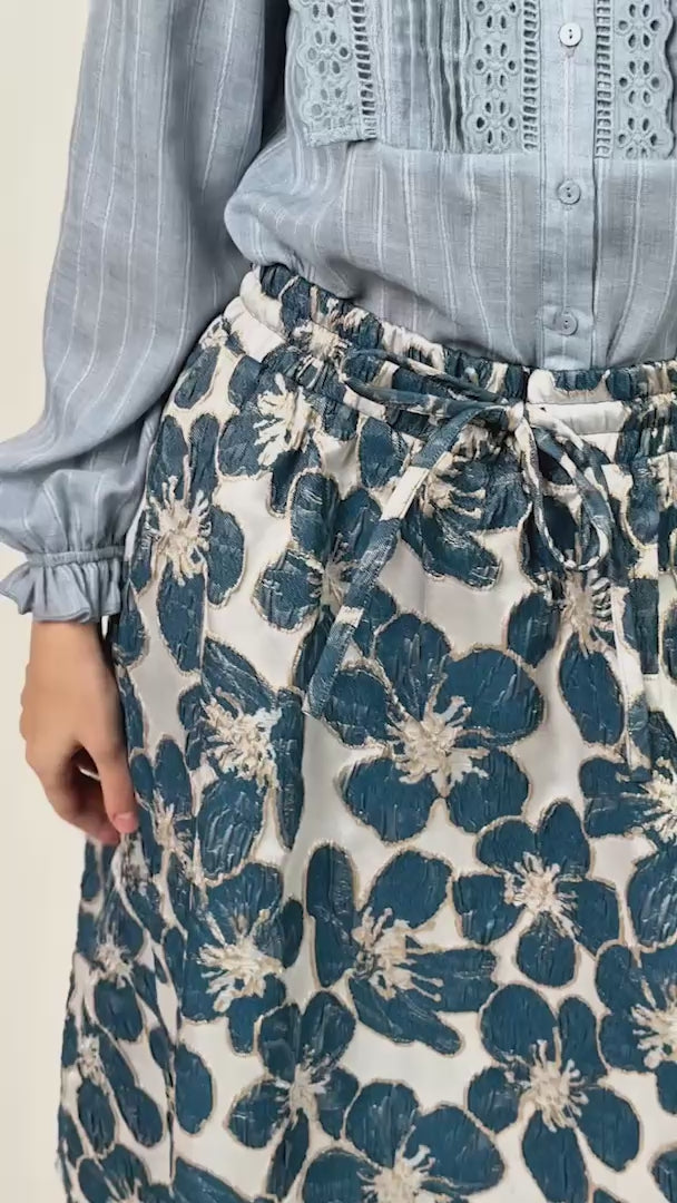 Lollys Laundry BristolLL Midi Skirt Skirt 20 Blue