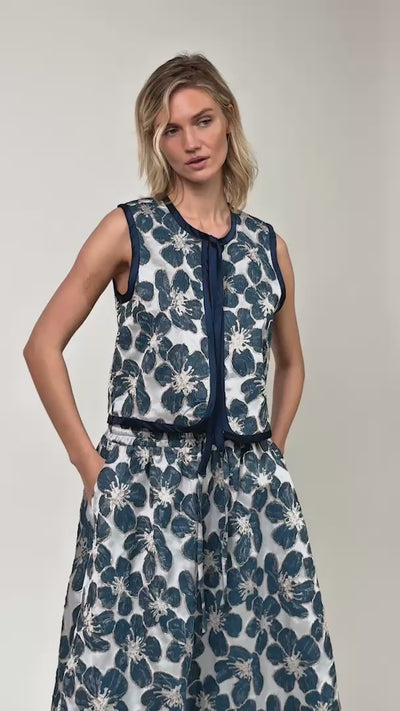 Lollys Laundry LivLL Vest Vest 20 Blue