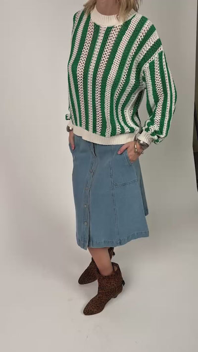 Lollys Laundry LusaLL Knit Jumper Jumper 40 Green