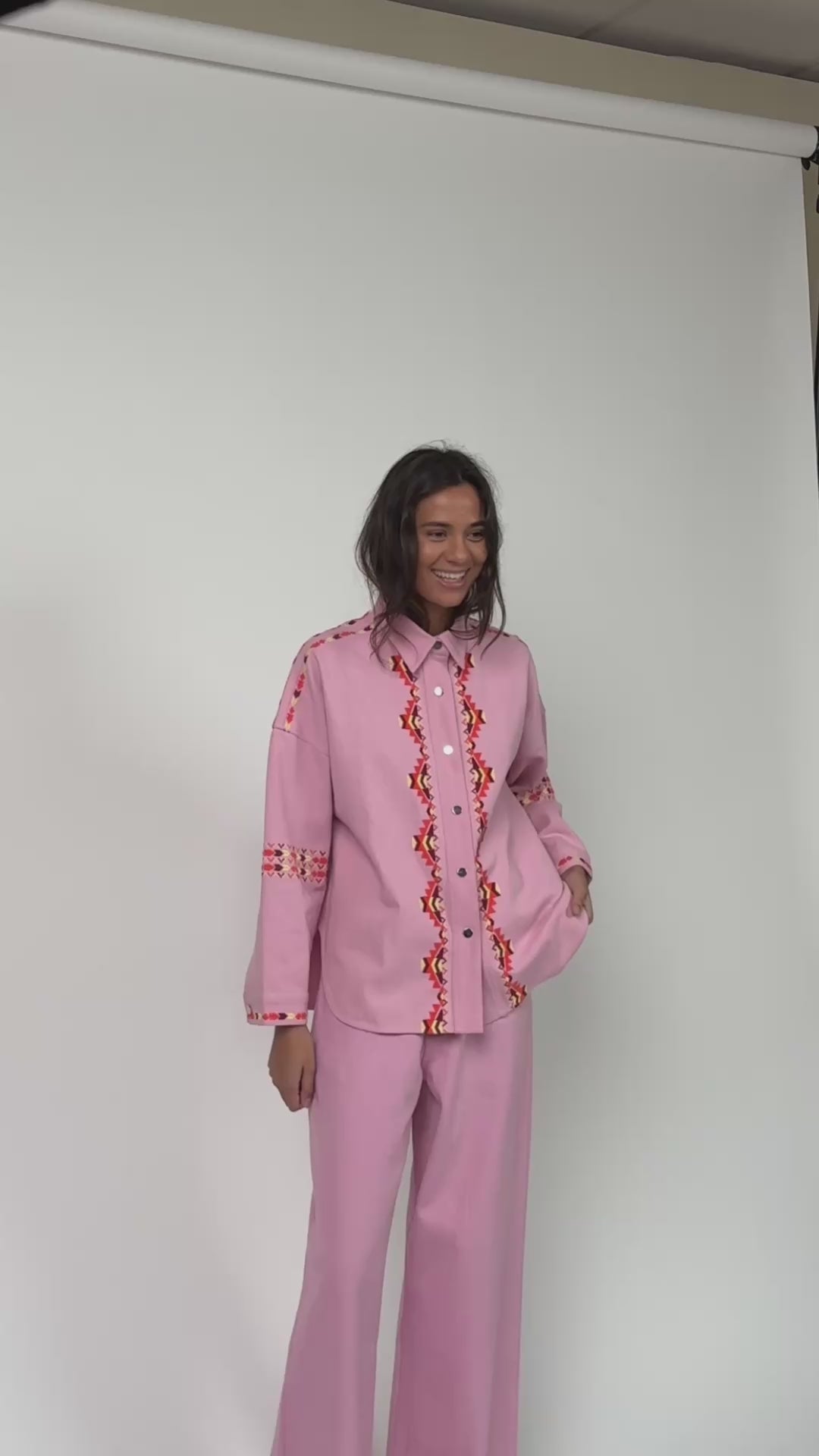 Lollys Laundry VeidaLL Overshirt Shirt 51 Pink