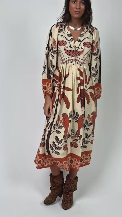 Lollys Laundry SaraiLL Maxi Dress Dress 02 Creme