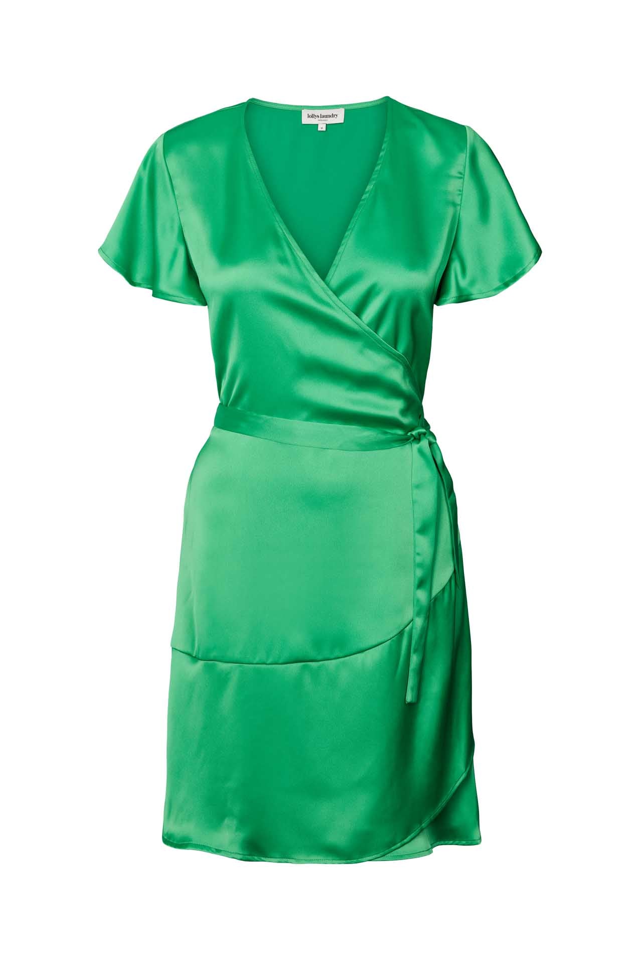 Lollys Laundry Miranda Wrap around dress Dress 40 Green